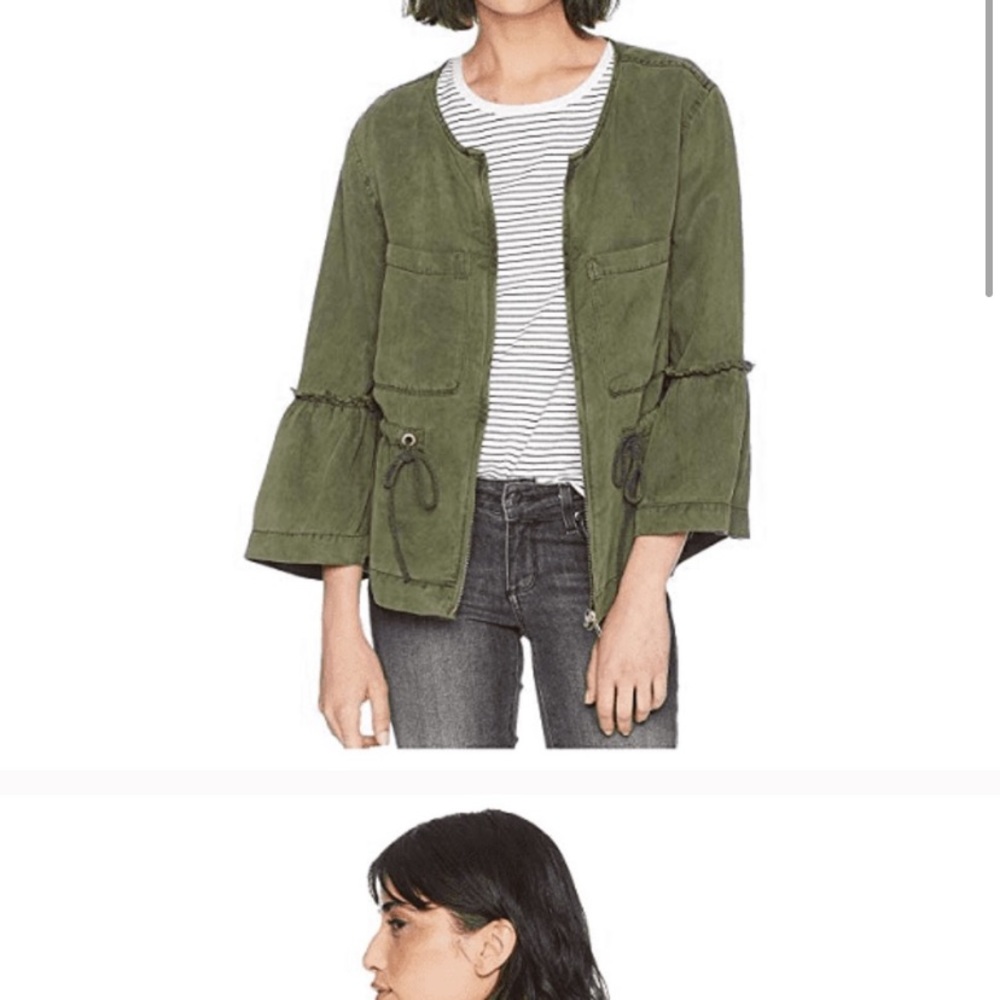 Sanctuary Military Frill Peplum Jacket